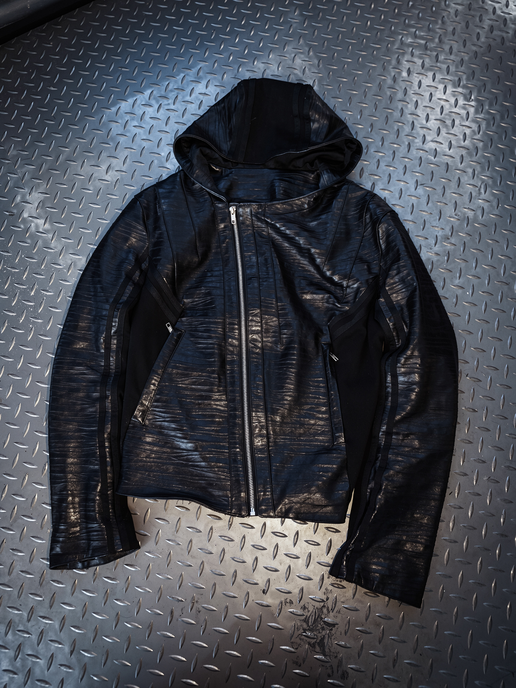 "VYPR" GOAT LEATHER JACKET