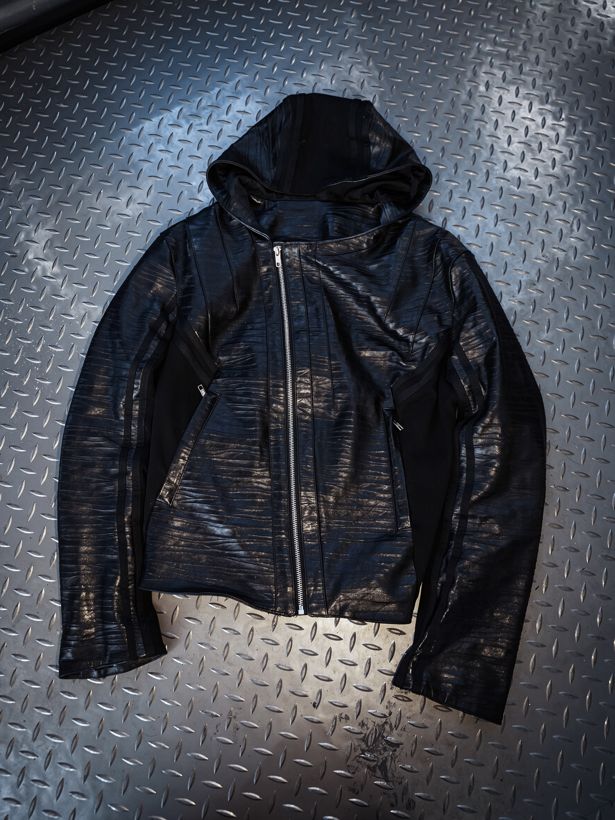 "VYPR" GOAT LEATHER JACKET