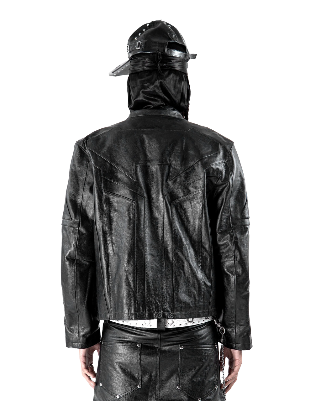 "SLATE" LEATHER JACKET