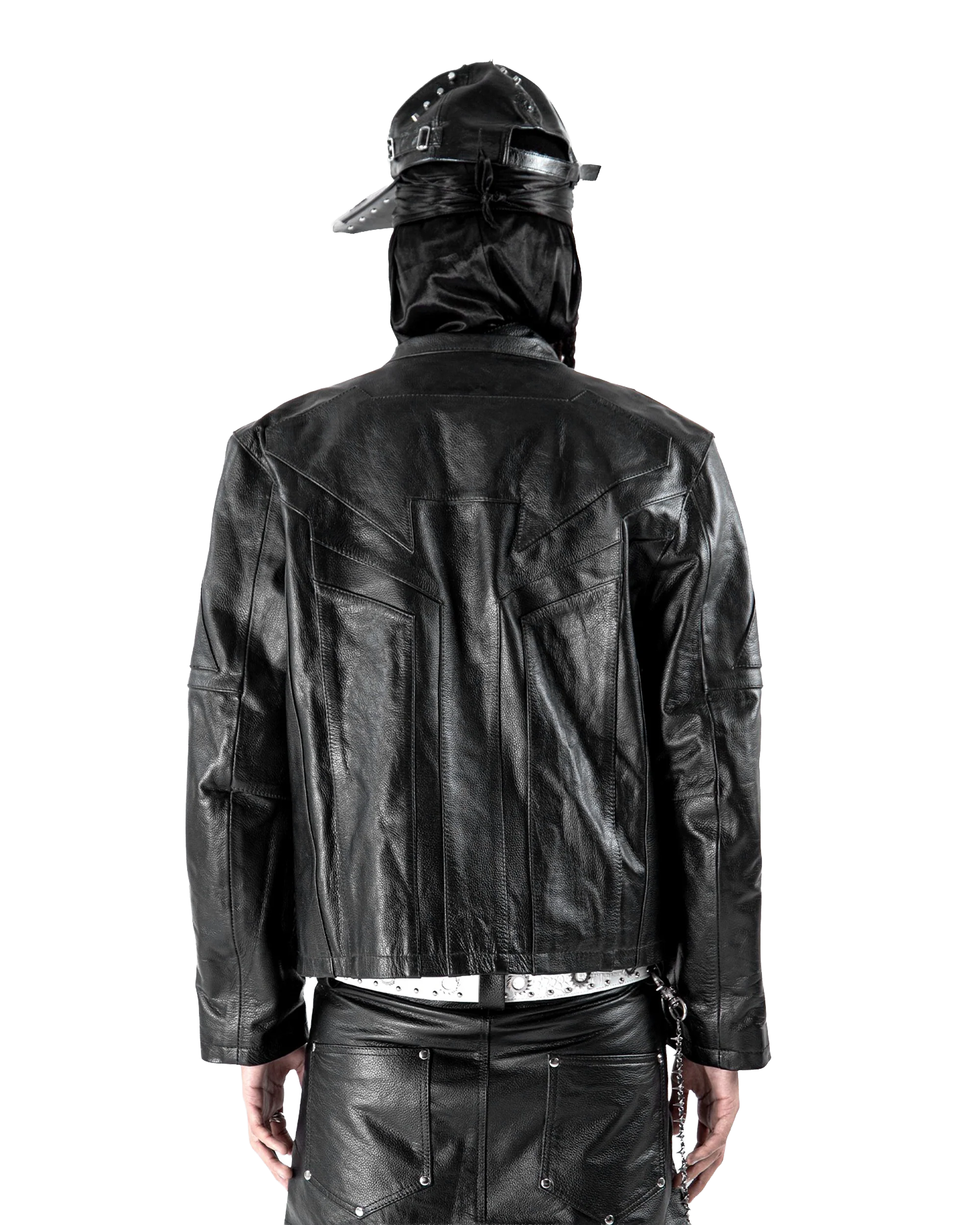 "SLATE" LEATHER JACKET