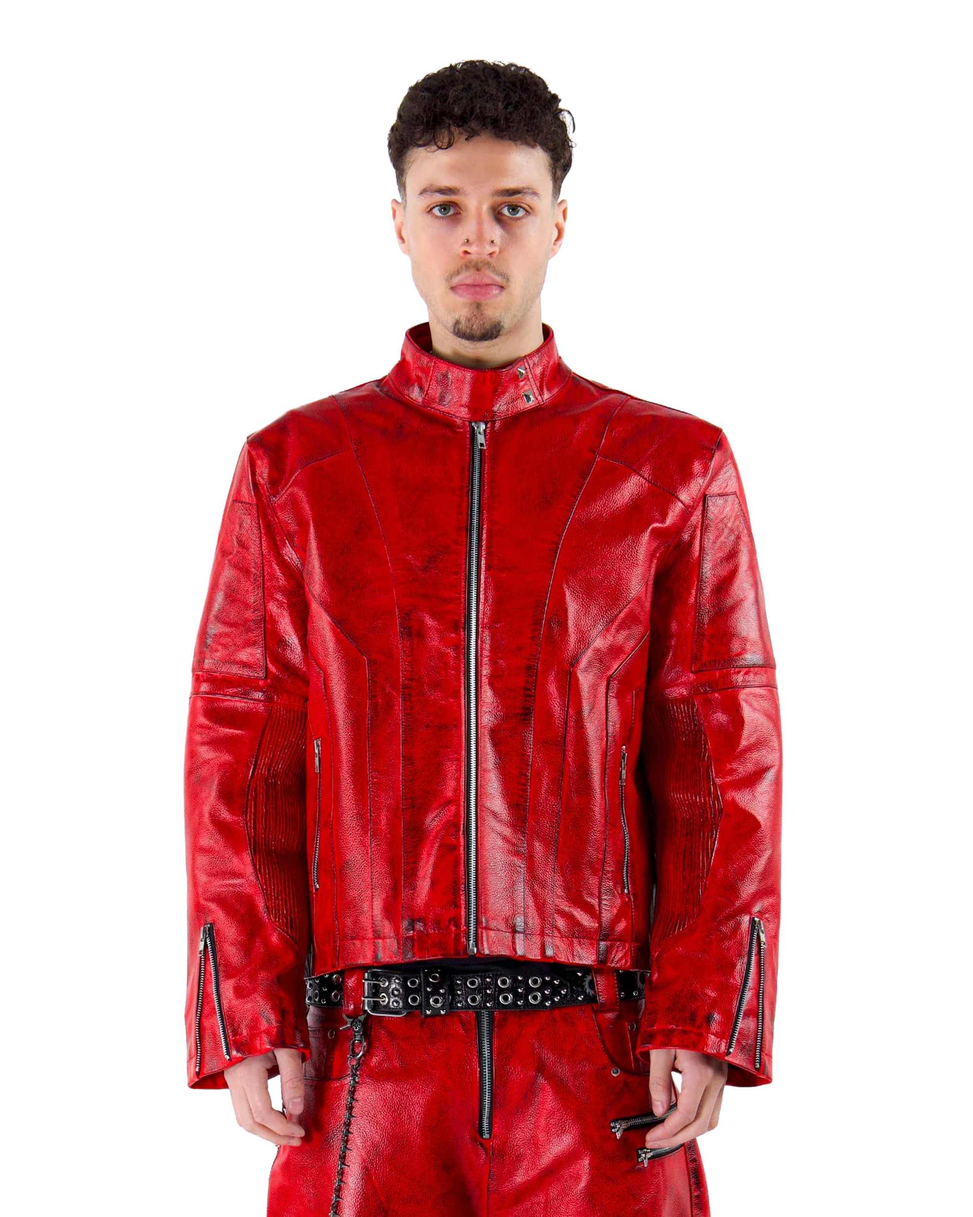 "BLOODSPORT" LEATHER JACKET