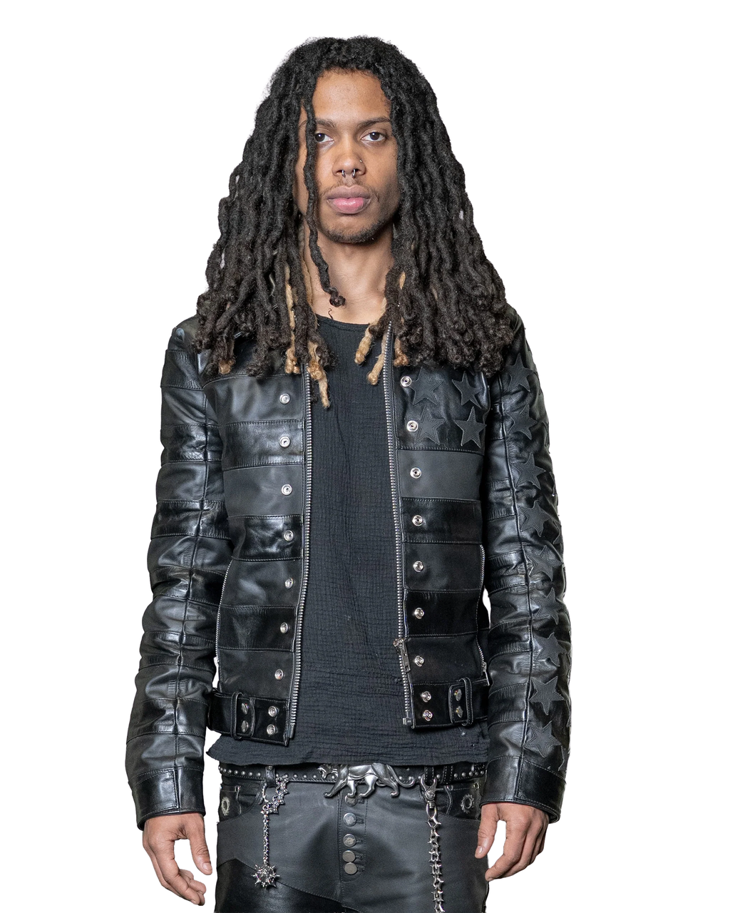 BLKAMERIKA LEATHER MOTO JACKET