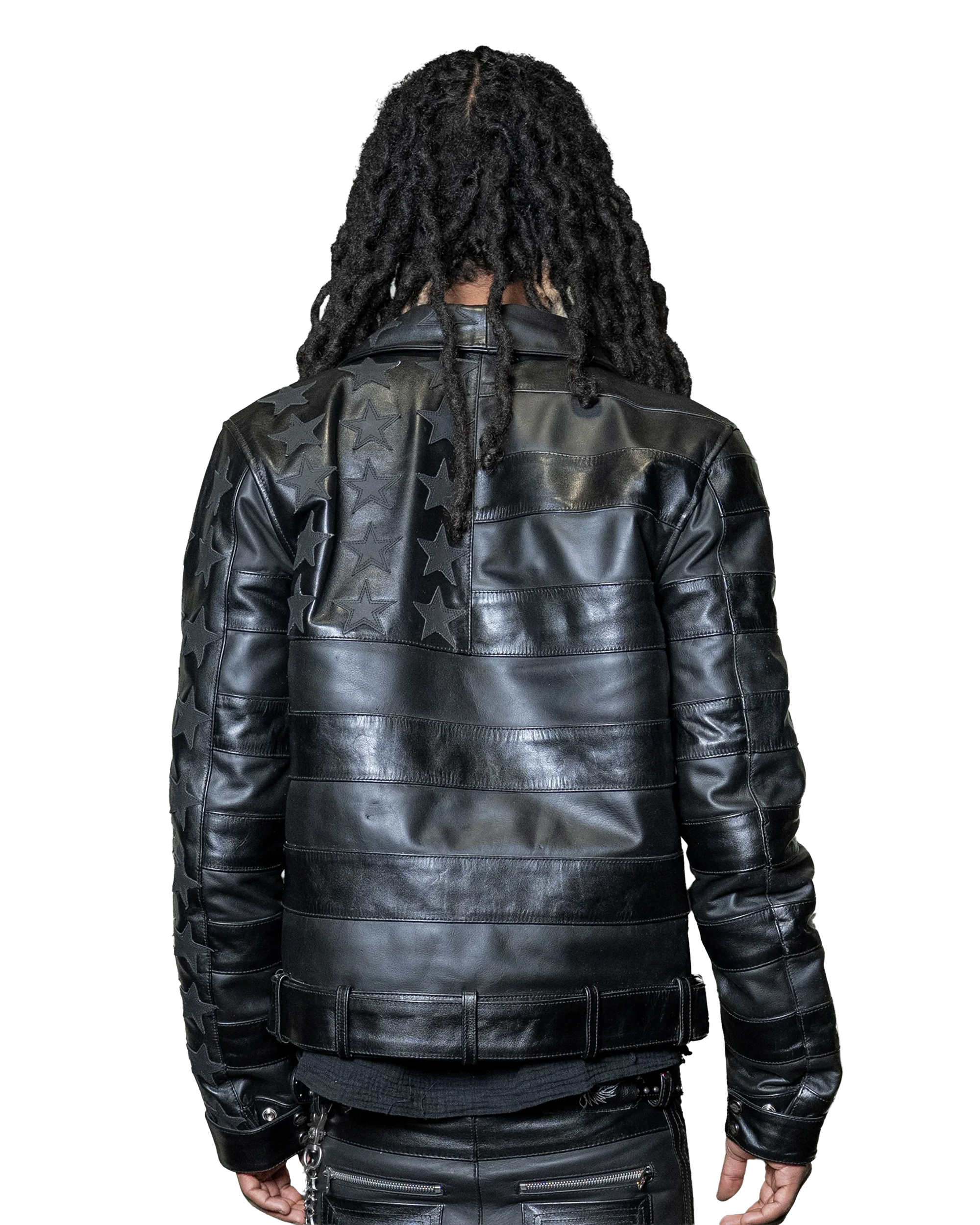 BLKAMERIKA LEATHER MOTO JACKET